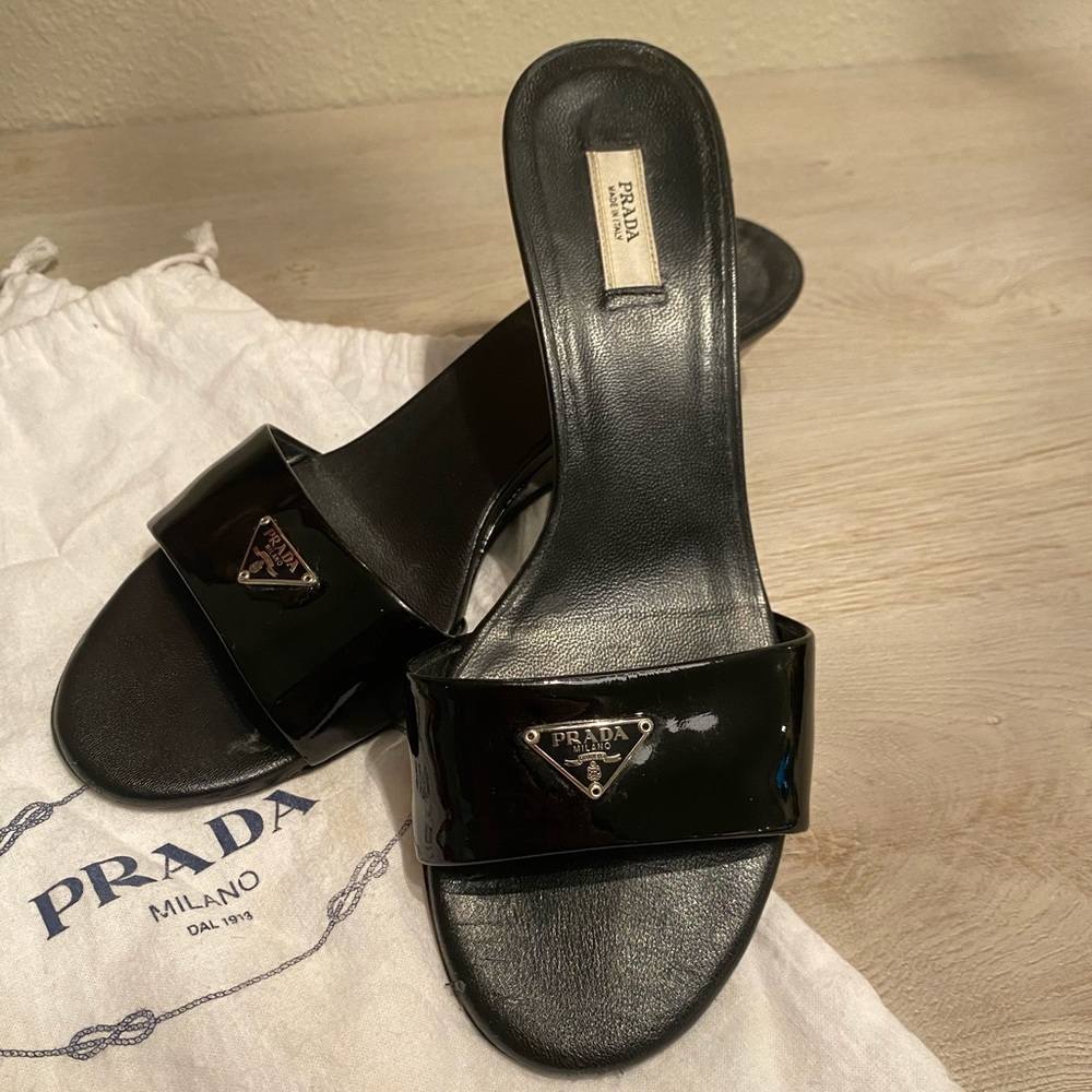 Prada Black Sandals